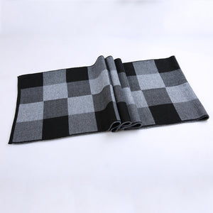 Warm Winter Big Plaid, Wool, Patchwork Scarfs