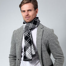 Plaid Knitted Cashmere Scarf