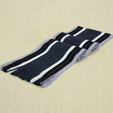 New! Classic Cashmere, Winter Warm, Men's  Striped Tassel, Long Scarf