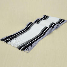 New! Classic Cashmere, Winter Warm, Men's  Striped Tassel, Long Scarf